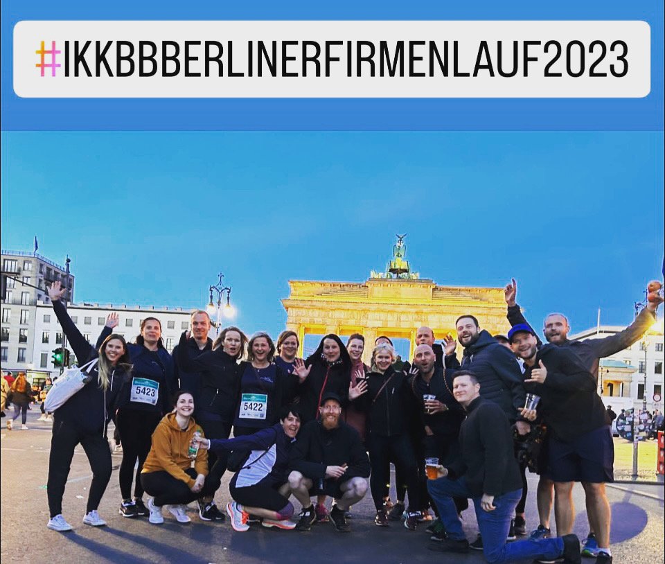 Teamfoto proVi-Runners 21. IKK BB Berliner Firmenlauf