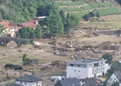 Flutkatastrophe in den Gemeinden Mayschoß und Schleiden-Gemünd