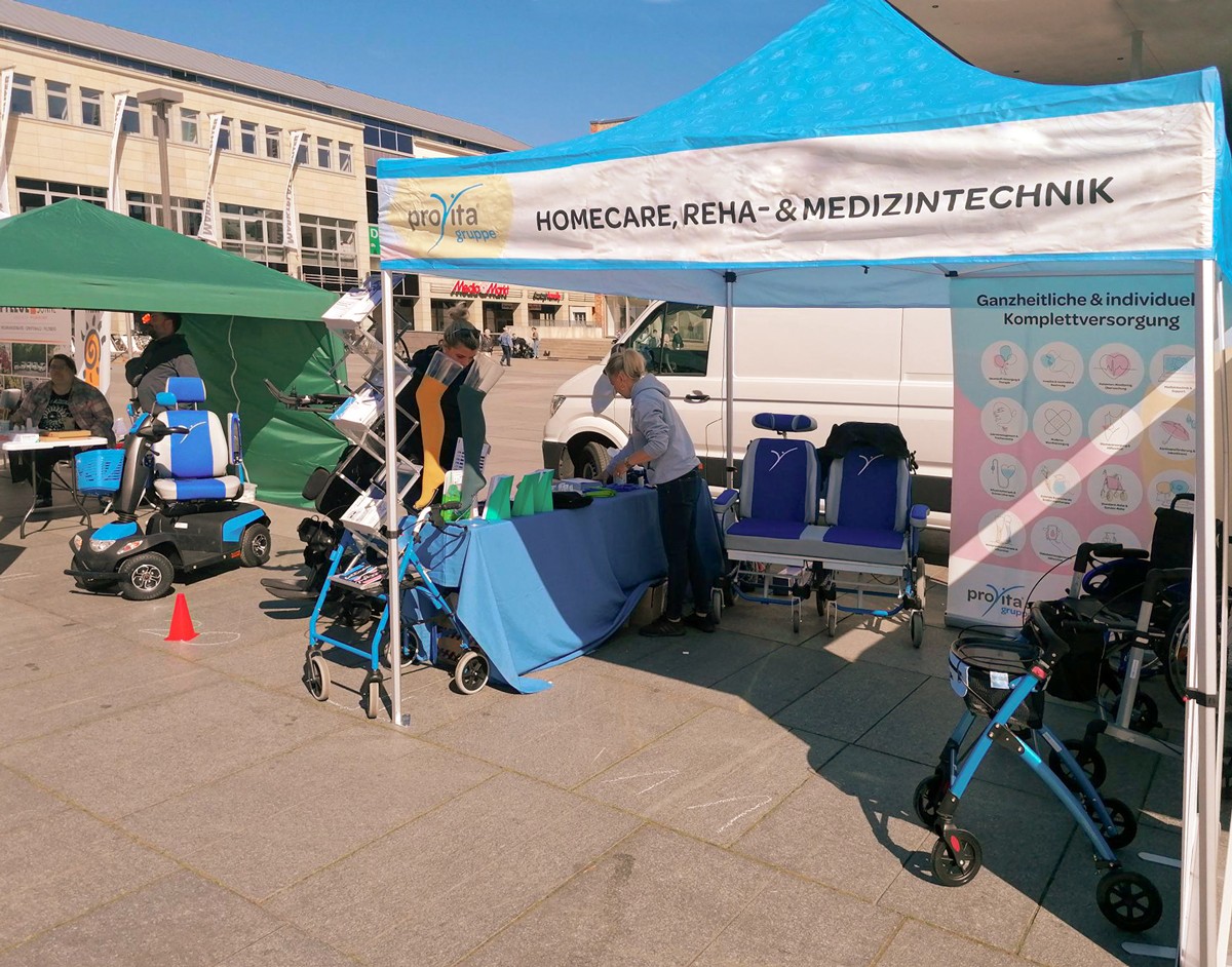 Tag_der_Gesundheit_NB_1_WEB Messestand provita arndt am Tag der Gesundheit in Neubrandenburg